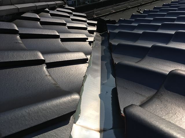 谷板金の点検